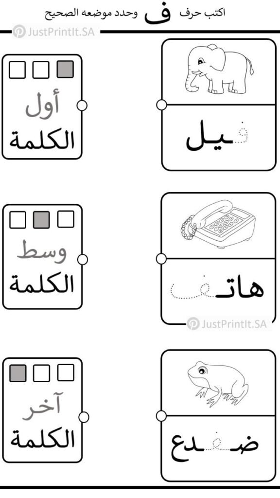 الفاء .